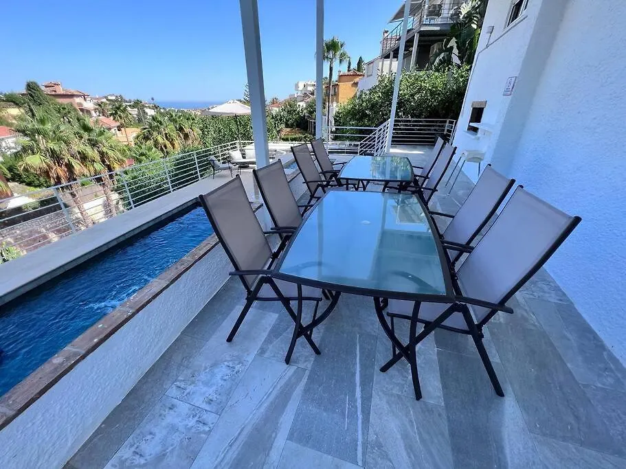 Magnifique Logement A Avec Vue Sur Mer Et Piscine, Jacuzzi, Chauffes, Chauffe Payant Benalmadena 0*,