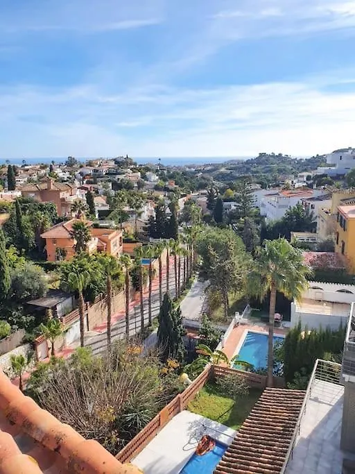 Apartment Magnifique Logement A Avec Vue Sur Mer Et Piscine, Jacuzzi, Chauffes, Chauffe Payant Benalmadena